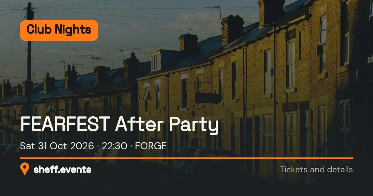 FEARFEST After Party. Sat 31 Oct 2026. FORGE.