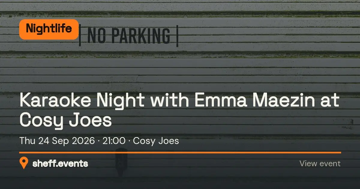 Karaoke Night with Emma Maezin at Cosy Joes. Thu 24 Sep 2026. Cosy Joes.