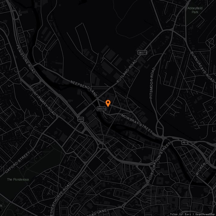 Map showing Alder Bar