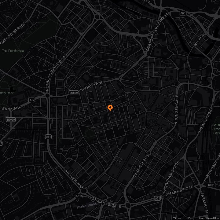 Map showing Mr Wilson’s