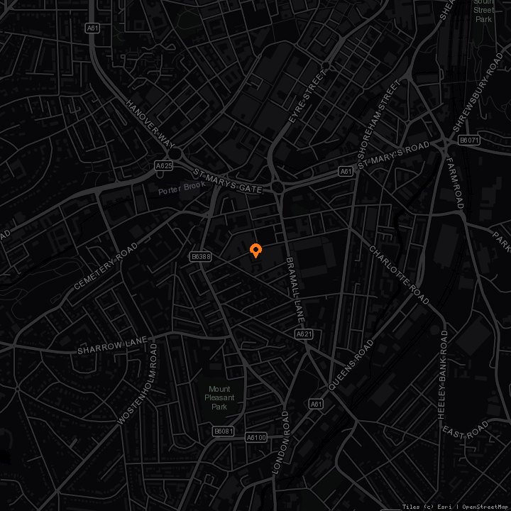 Map showing Zephyrs