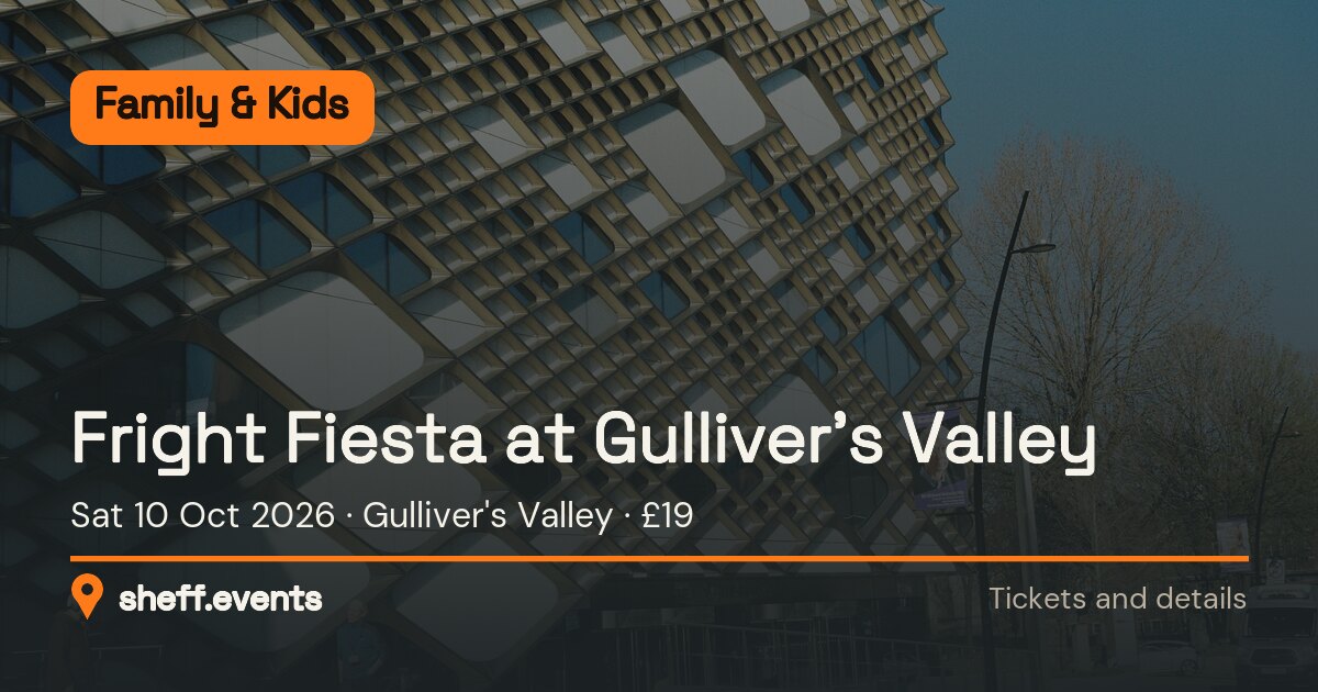 Fright Fiesta at Gulliver’s Valley. Sat 10 Oct 2026. Gulliver's Valley. £19.