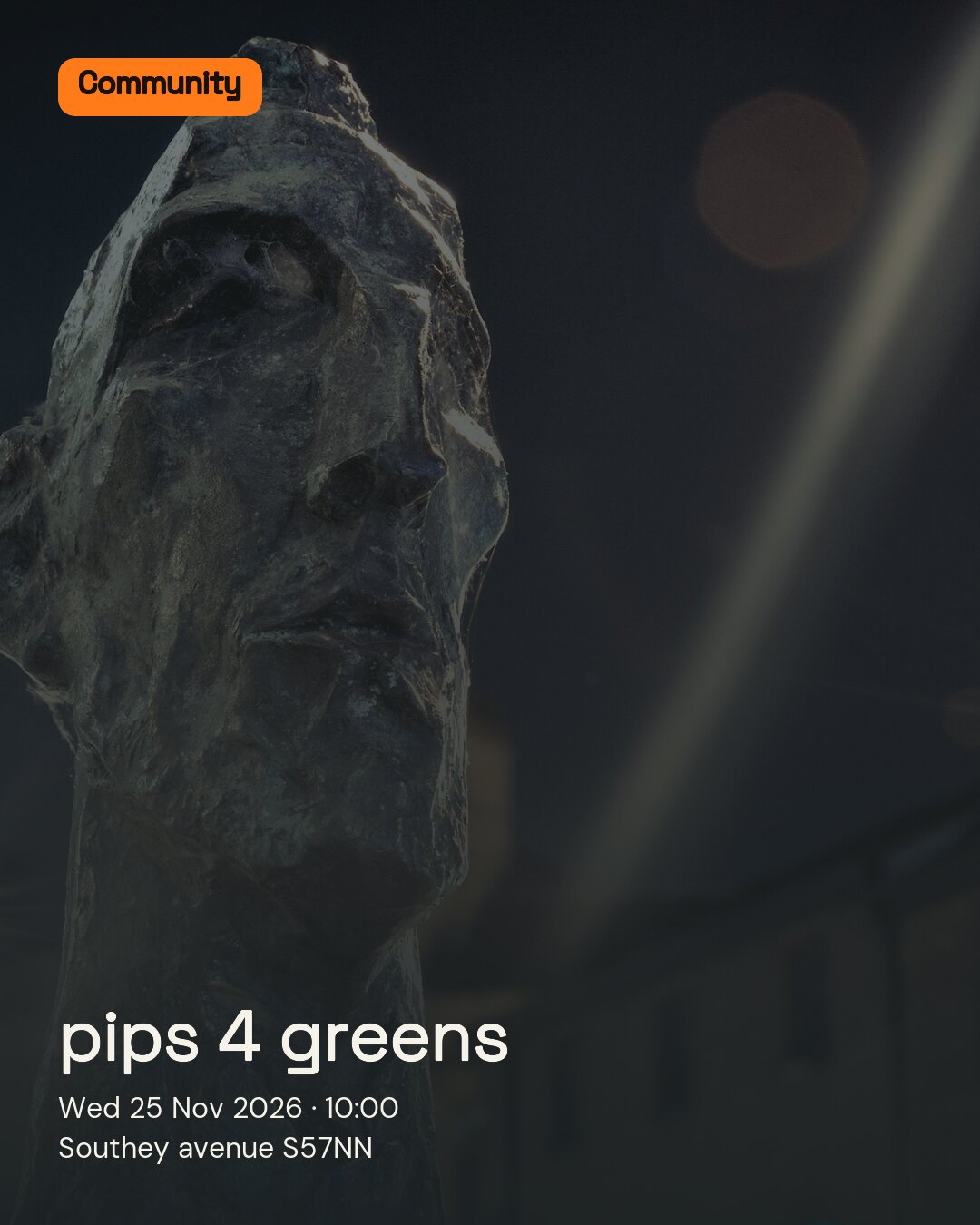 pips 4 greens. Wed 25 Nov 2026. Southey avenue S57NN.