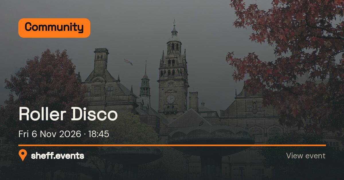 Roller Disco. Fri 6 Nov 2026.