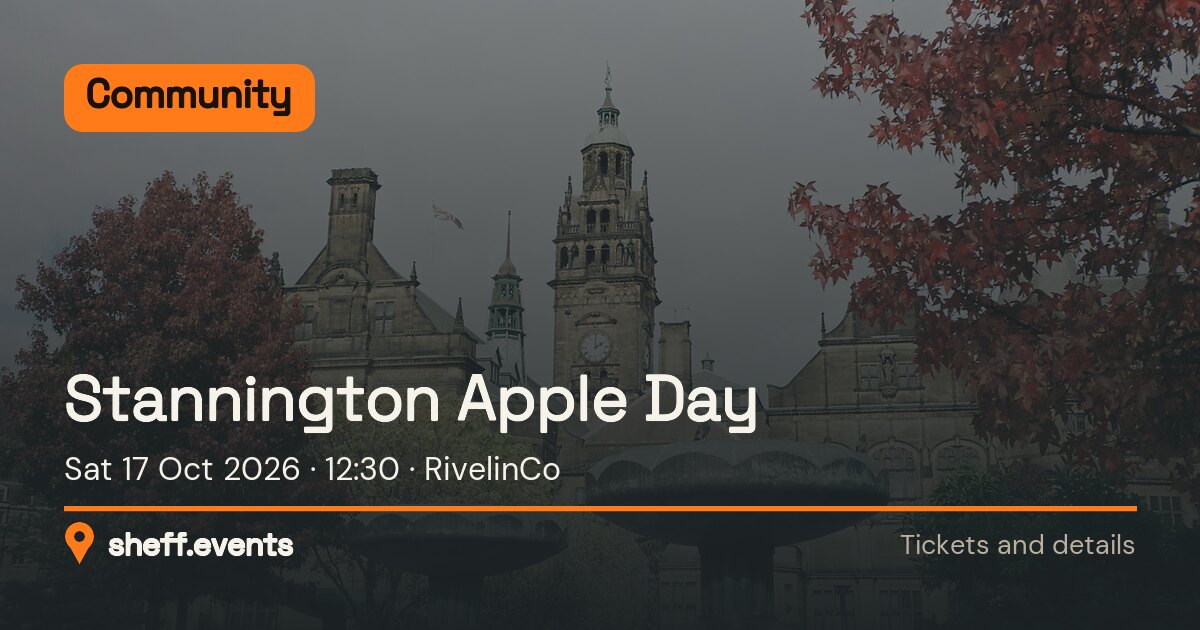 Stannington Apple Day. Sat 17 Oct 2026. RivelinCo.