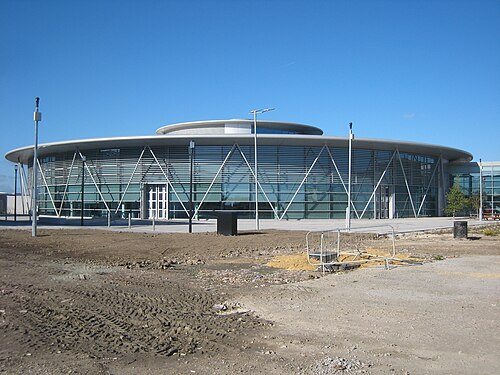 A modern research building at the Advanced Manufacturing Park near Orgreave.