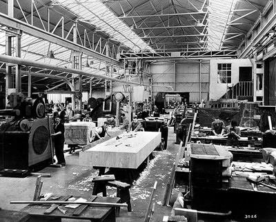 Working Conditions in engineering shop, Sheffield, 1957